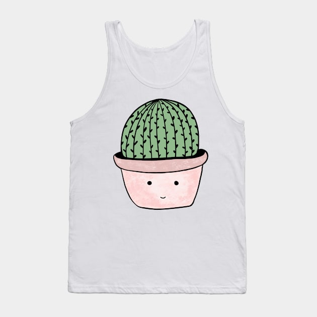 Cute smiling cactus Tank Top by bigmoments